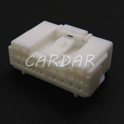 20 Pin White Miniature Car Socket Auto Low Current Cable Adapter Automobile Replacement Connector 6098-7360
