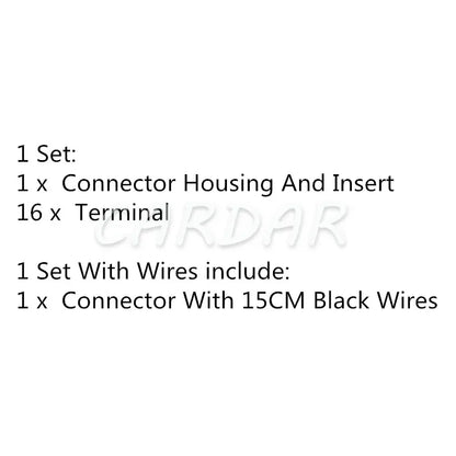 16 Pin 1K0 972 928 A Automotive Automatic Air Conditioning Panel Wire Cable Socket 1K0972928A For VW Audi