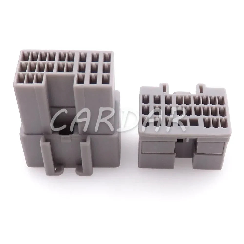 24 Pin Car Unsealed Socket 316372-6 Automobile Engine Gearbox ECU Male Female Docking Plug For Ford Mondeo
