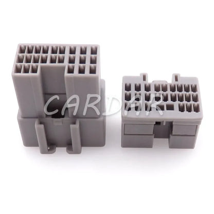 24 Pin Car Unsealed Socket 316372-6 Automobile Engine Gearbox ECU Male Female Docking Plug For Ford Mondeo