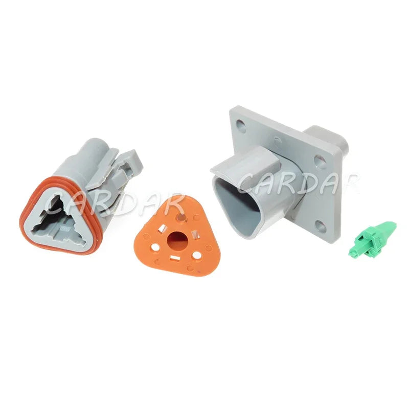 3 Pin Automotive Accessories Auto Waterproof Plastic Housing Wiring Socket DT04-3P-L012 DT06-3S