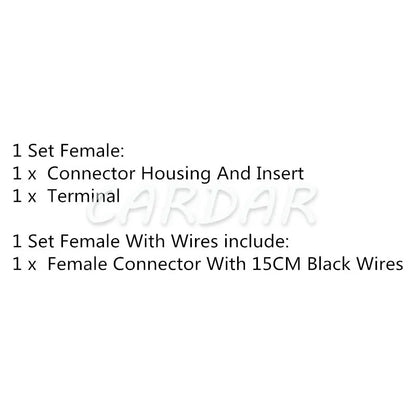 1 Pin 191911924 6.3mm Automobile Wiring Socket 191 911 924 Auto Connector With Pins