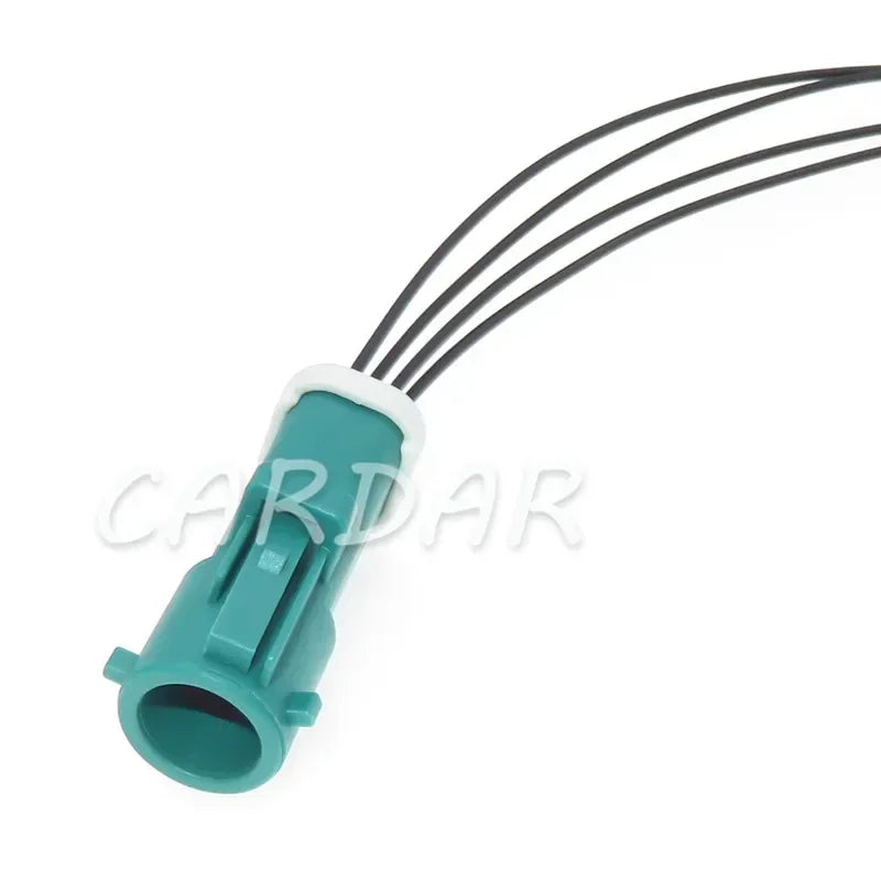 4 Pin Electrical Wire Connector Auto Sealed Waterproof Sockets With Terminals