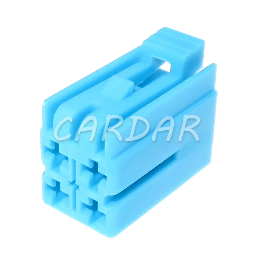 4 Pin 3.5 Series Blue Automotive Plastic Housing Cable Socket Car Unsealed Connector With Terminal
