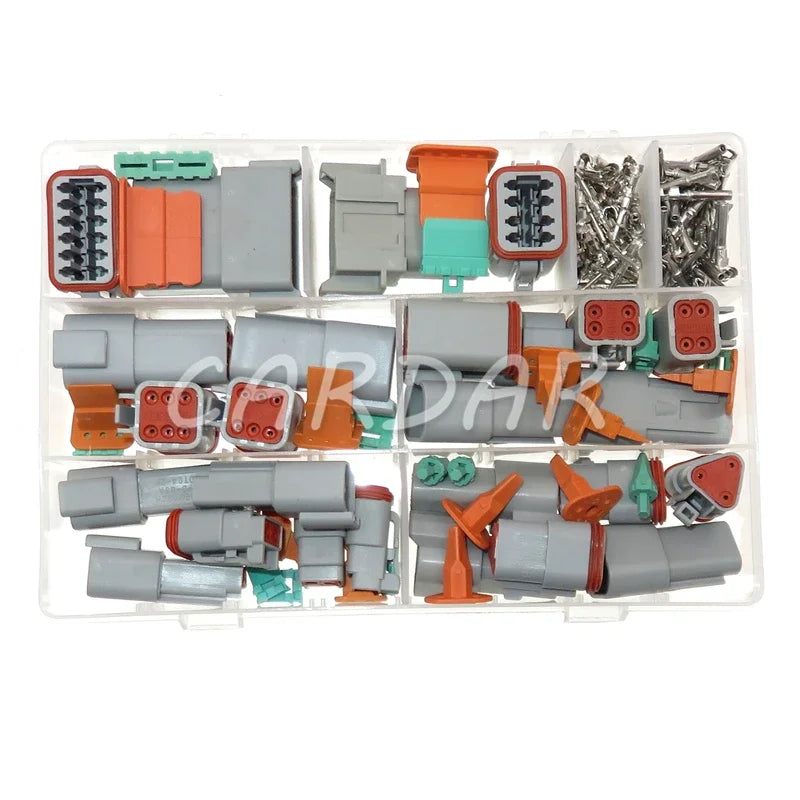 2P 3P 4P 6P 8P 12P Automotive Waterproof Wiring Terminal Connector DT Series Sealed Socket DT04 DT06-2S 3S 4S 6S 8S 12S