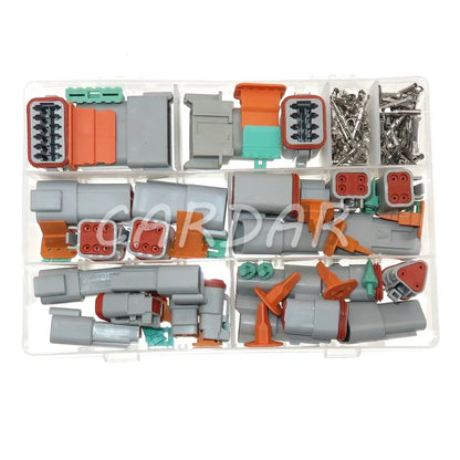2P 3P 4P 6P 8P 12P Automotive Waterproof Wiring Terminal Connector DT Series Sealed Socket DT04 DT06-2S 3S 4S 6S 8S 12S