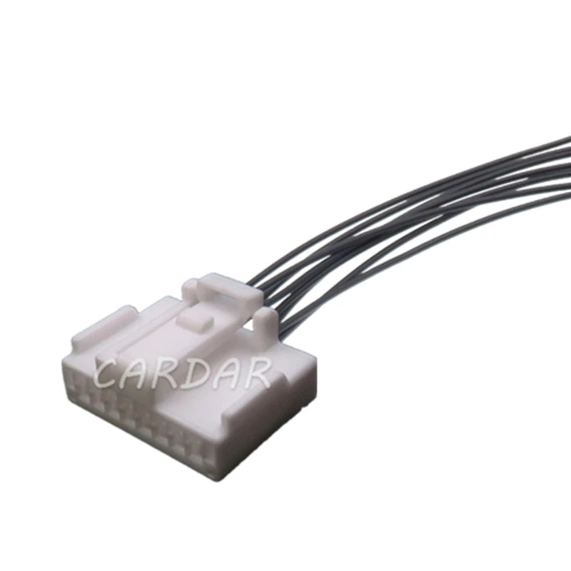 8 Pin 1.2 Series White Automobile Unsealed Socket Car Wiring Connector Auto Modification Plug Accessories