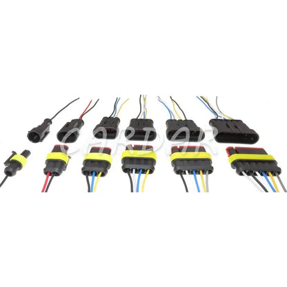 Superseal 1.5 Kit AMP Tyco 1/2/3/4/5/6 Pin Waterproof Electrical Wire Connector Waterproof With Wire Harness