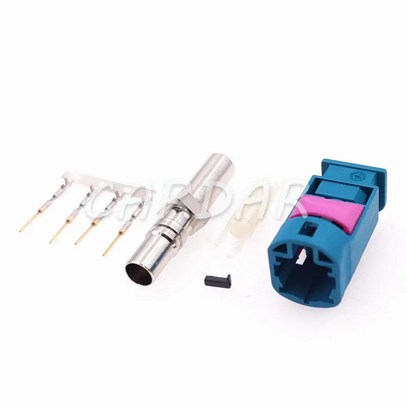 LVDS 4 Pin Connectors Male Automotive Socket Universal Auto Fakra Connector