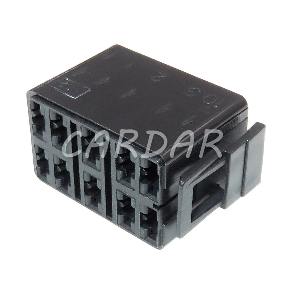10 Pin 6.3 Series Automobile Large Current Unsealed Socket With Terminal Car Electric Wire Cable Connector