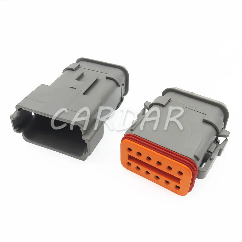 12 Pin DT04-12P-E008 DT04-12S-E008 Car Cable Socket Car Window Plastic Housing Wire Connector