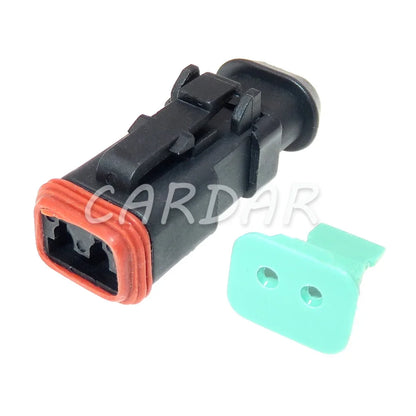 2 Pin 1.6 Series Fuel Spray Nozzle Wire Socket Male and Female Docking Plug DT04-2P-E008 DT04-2S-E008