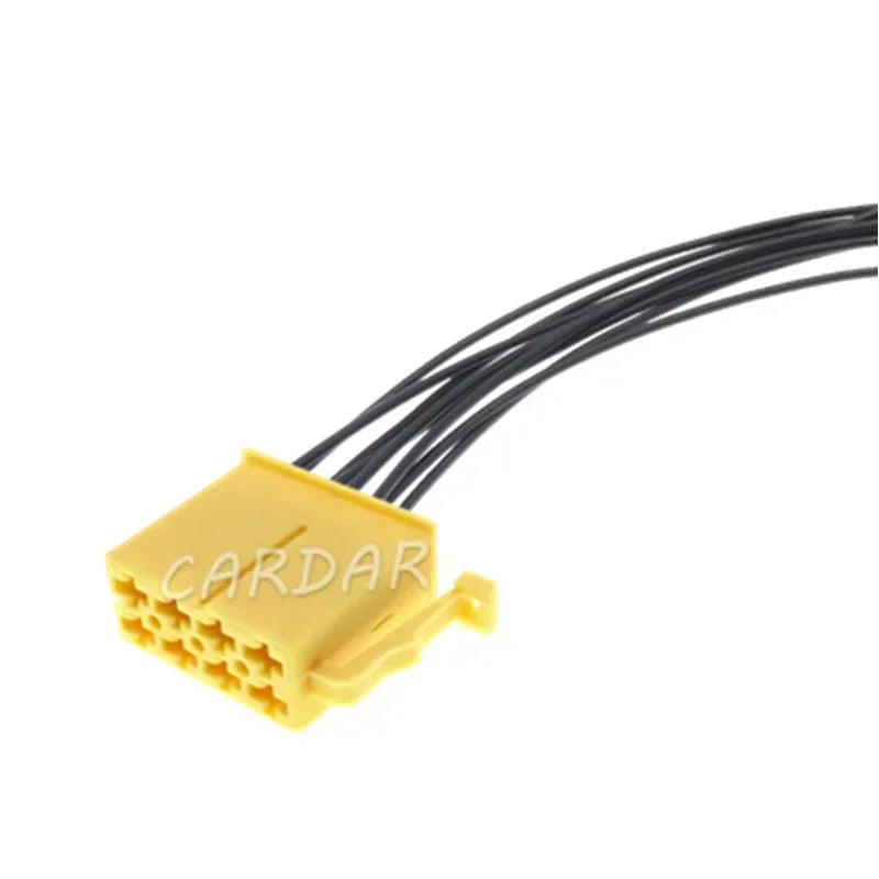 8 Pin 2.8 Series Yellow Car Unsealed Cable Connector Automobile Male Plug Female Socket Auto Plastic Housing Plug