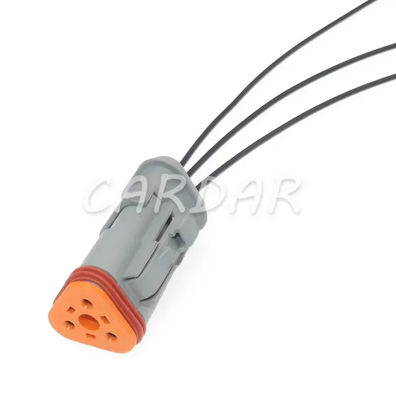 3 Pin DT04-3P-E008 DT04-3S-E008 Auto Pump Truck Nozzle Wiring Harness Socket Female Male Connector
