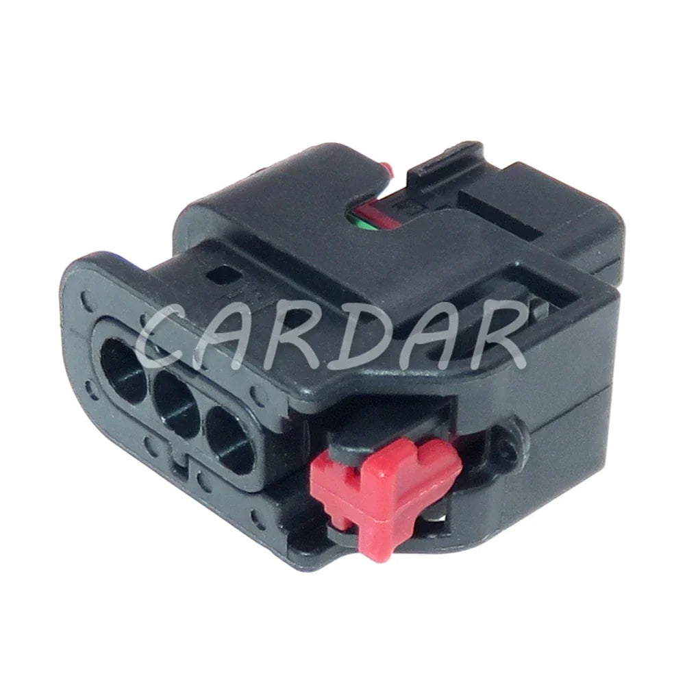 3 Pin 1.2 Series 1488992-5 Auto Waterproof Plug Black Electrical Connector Cable Wiring Terminal Socket