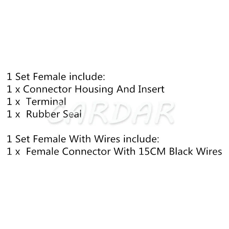 1 Pin Connector TS Sealed Series Automotive Connector High Current Auto Motorcycle Wiring Socket