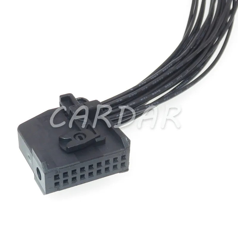 18 Pin 1-1355350-1 1-1355349-1 Car Air Conditioning Panel Plug Auto Amplifier Wire Socket For VW BMW