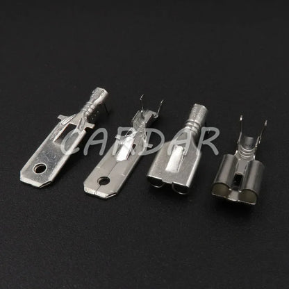 2 Pin White ABS Wiring Socket Automotive Connector Household Plug