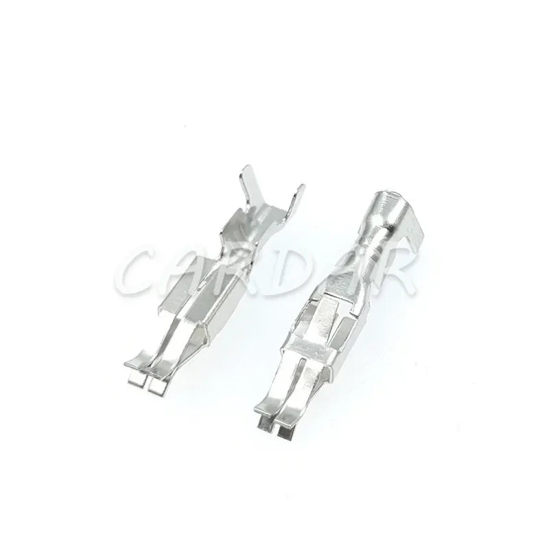 Conector de enchufe de cable para coche de 4 pines y 2,8 mm, carcasa roja con pines, accesorios de modificación de automóvil
