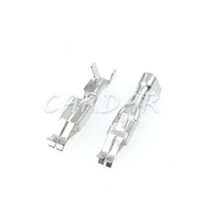 Conector de enchufe de cable para coche de 4 pines y 2,8 mm, carcasa roja con pines, accesorios de modificación de automóvil