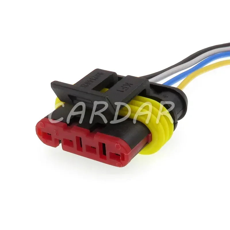Superseal 1.5 Kit AMP Tyco 1/2/3/4/5/6 Pin Waterproof Electrical Wire Connector Waterproof With Wire Harness