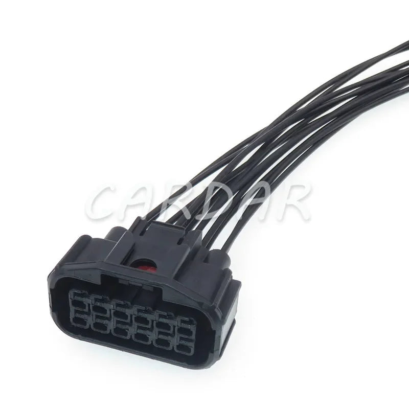 12 Pin 6181-6784 6189-7410 Auto Waterproof Connector Electrical Automotive LED Light Socket For Honda