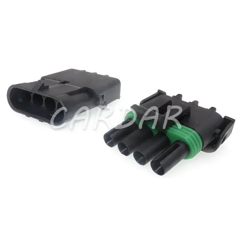 4 Pin 12015797 12010974 Automobile Connector Weather Pack Electrical Sealed Wiring Socket