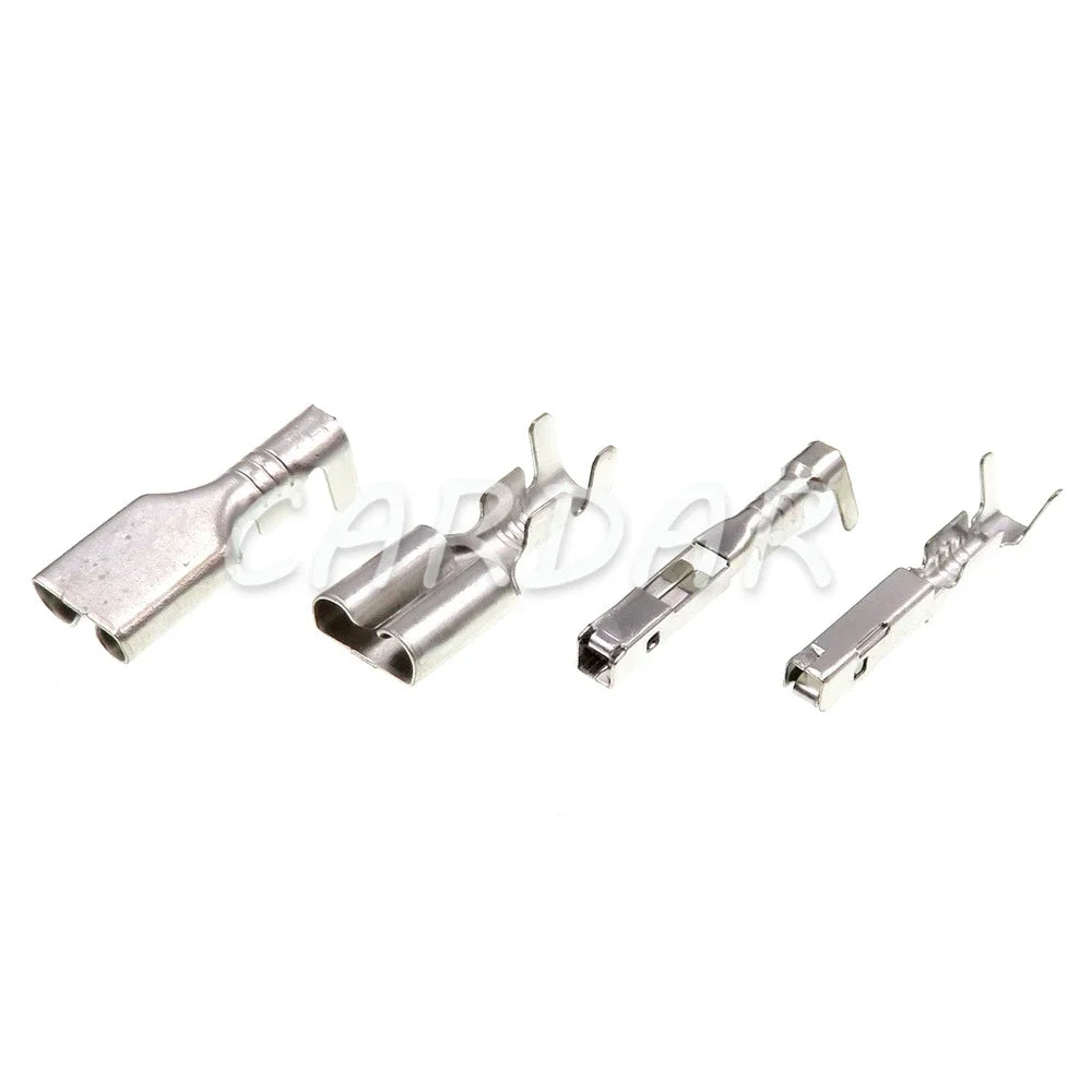 4 Pin Unsealed Socket Automotive Wiring Terminal Wire Cable Harness Connector 1.5 6.3 Series Composite Connector