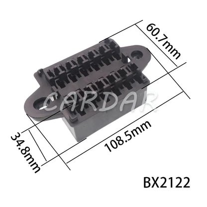 8/10/12/15 Way Standard Automobile Circuit Controller Box with Crimp Terminal Middle Car Blade Fuse Holder