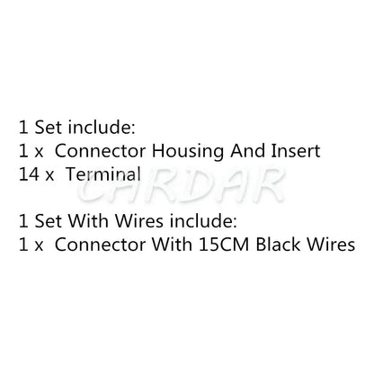 14 Pin 770520-1 High Quality Tyco AMP ECU Waterproof Automotive Connector Plug 776273-1 With Terminals