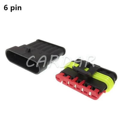 High Quality Superseal AMP/Tyco Waterproof Electrical Connector 1/2/3/4/5/6 Way Pin Sealed Plug Cable Sockets For Car Truck