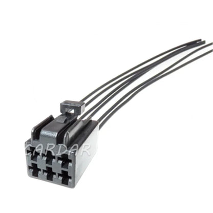 6 Pin Electrical Automotive Connector Wire Plug Sockets With Terminals