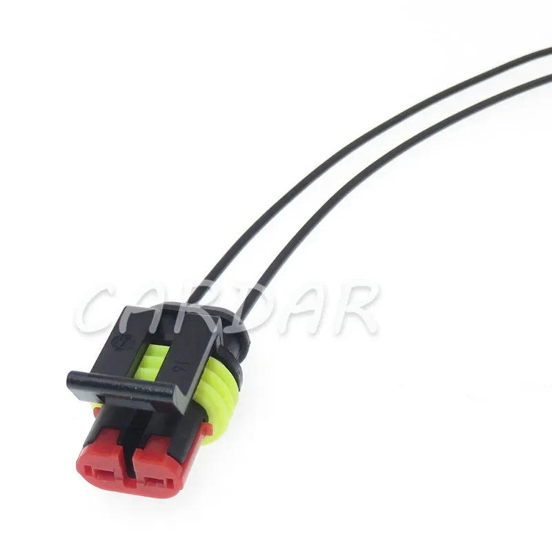 2 Pin 282104-1 282080-2 AMP SuperSeal Waterproof Electrical Automotive Connector Wiring Socket For Cars