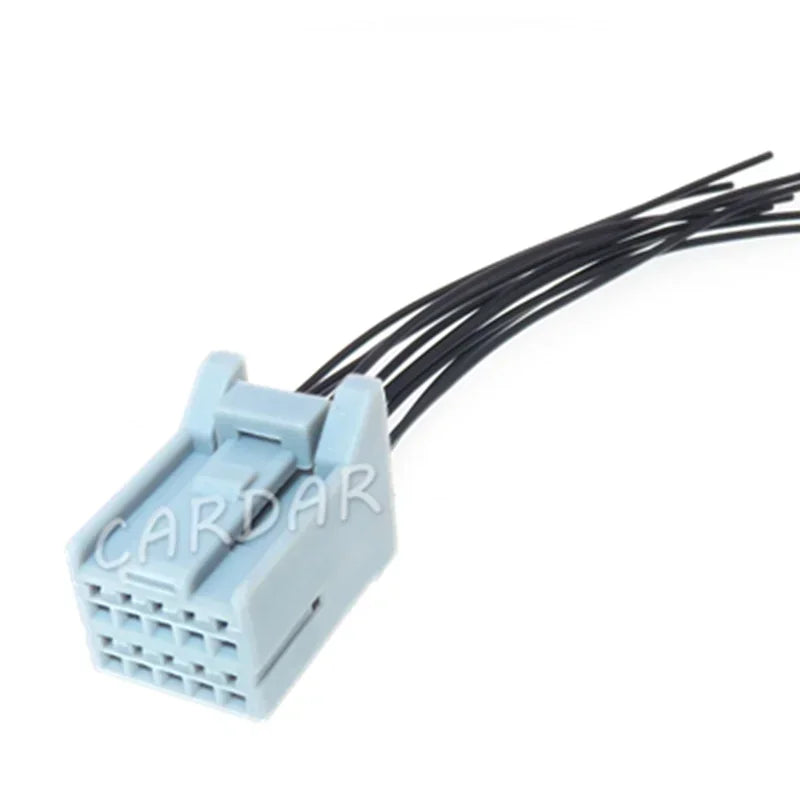 10 Pin 1.2 Series Automotive Door Electric Wire Connector Male Female Docking Socket Plastic Housing Unsealed Plug