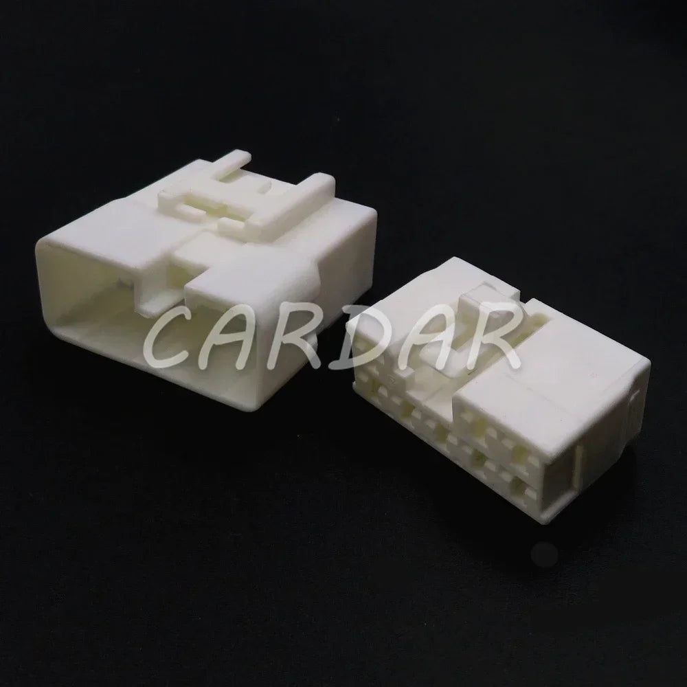 8 Pin 4.8 Series White Car Adapter 175978-1 175979-1 Automobile Male Female Docking Unsealed Wiring Socket