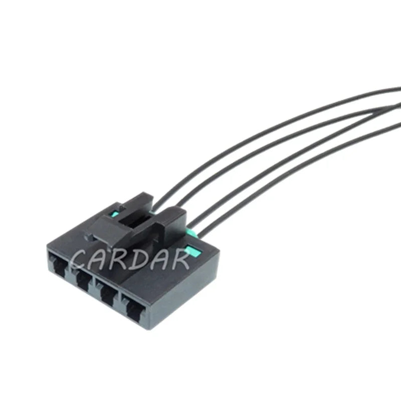 4 Pin 4.8 Series Auto Unsealed Socket 12052856 15324456 Black Car Wiring Terminal Connector