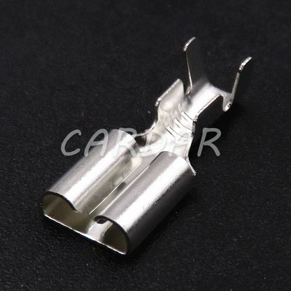 1 Pin 6.3 Series Automobile Unsealed Connector Car Plastic Plug Cable Wire Socket With Terminal