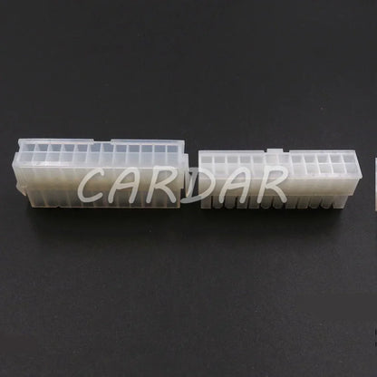 24 Pin Automobile Computer Replacement Connector Parts Car Electric Cable Unsealed Socket 3901-2240 3901-2241