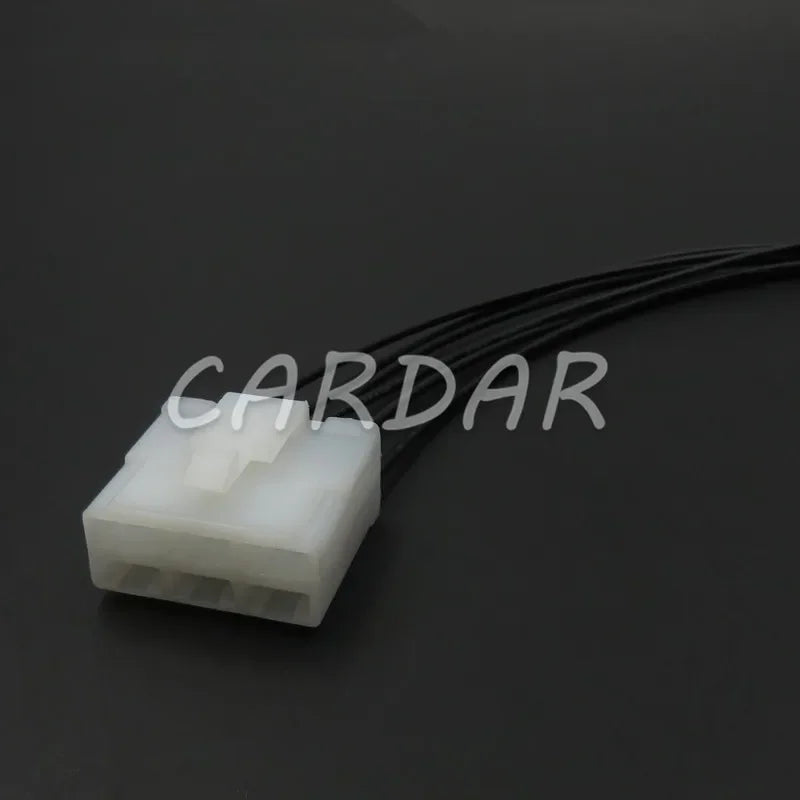 6 Pin 6.3mm Auto Wire Connector Automobile Socket With Terminals