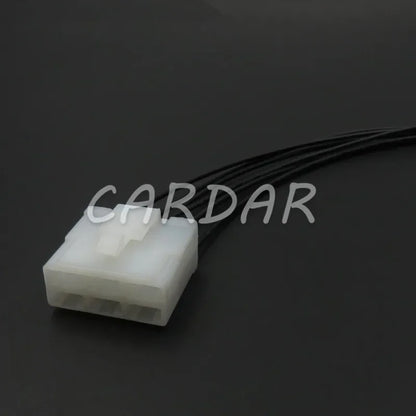 6 Pin 6.3mm Auto Wire Connector Automobile Socket With Terminals