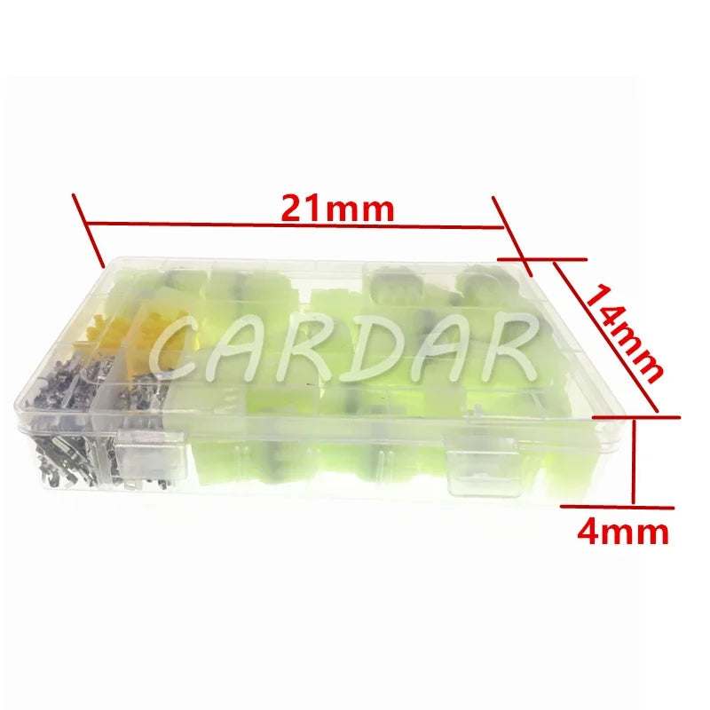 2 3 4 6P 6180-4181 6187-4441 Auto Electrical Waterproof Socket HM 090 Automotive Cable Wire Connector With Terminal Rubber Seals