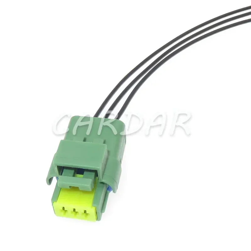 3 Pin 1.5 Series 211PC032S5049 Green Automobile Water Temperature Sensor Wire Cable Socket With Terminal