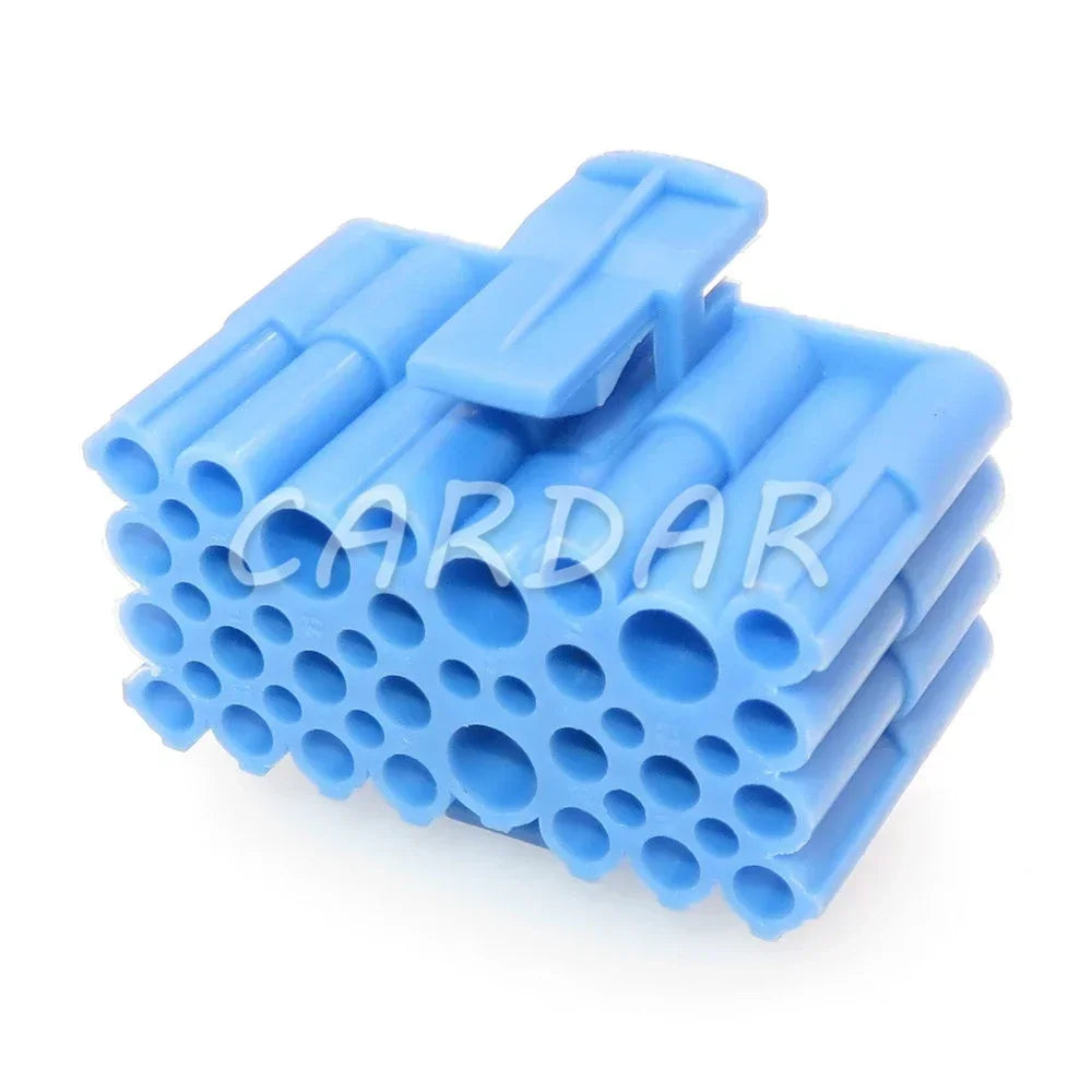 28 Pin Auto Wiring Terminal Composite Sockets Blue Car Connector Automobile Accessories