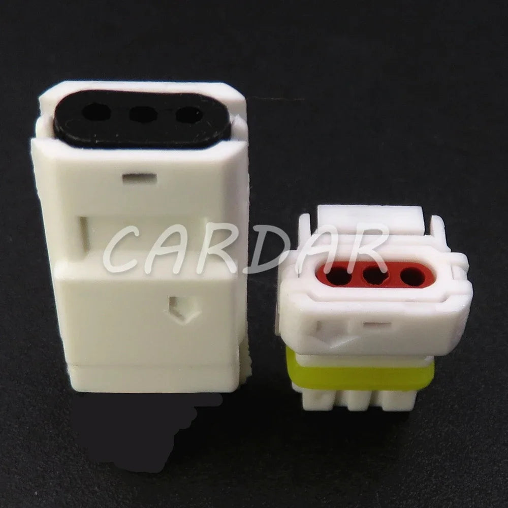 3 Pin 0.6 Series 52116-0341 52117-0341 White Miniature Automobile Waterproof Cable Socket With Terminal