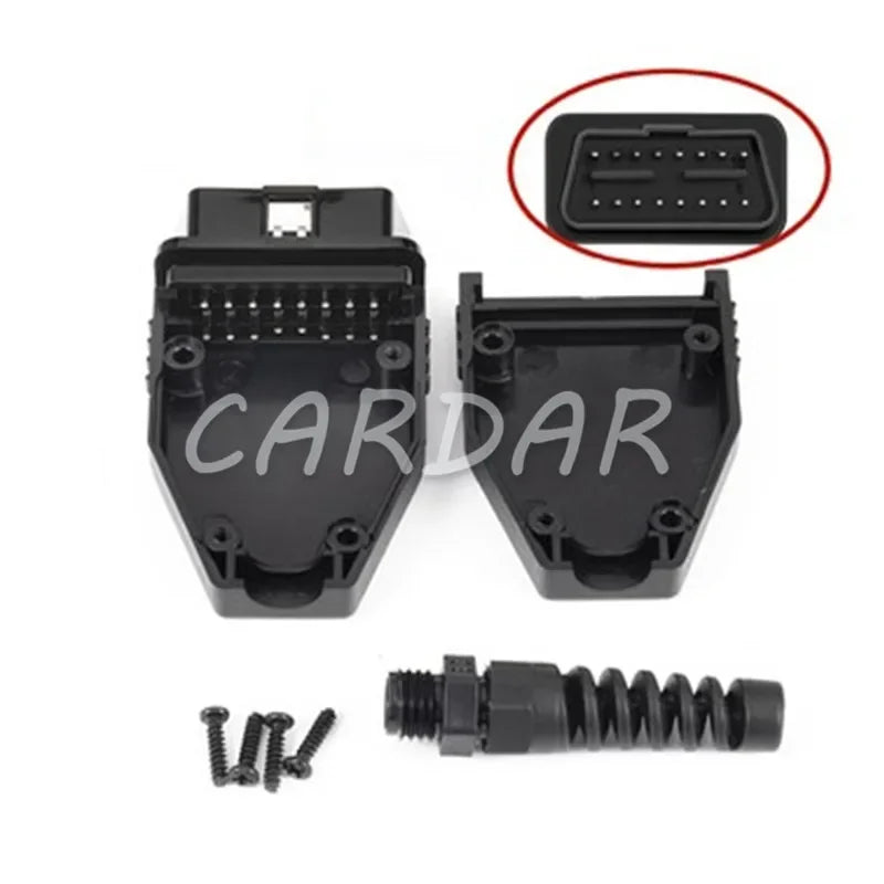 Universal OBDII 16 Pin OBD2 OBD 2 Automotive Connector Car OBDII Plug OBD-II Socket