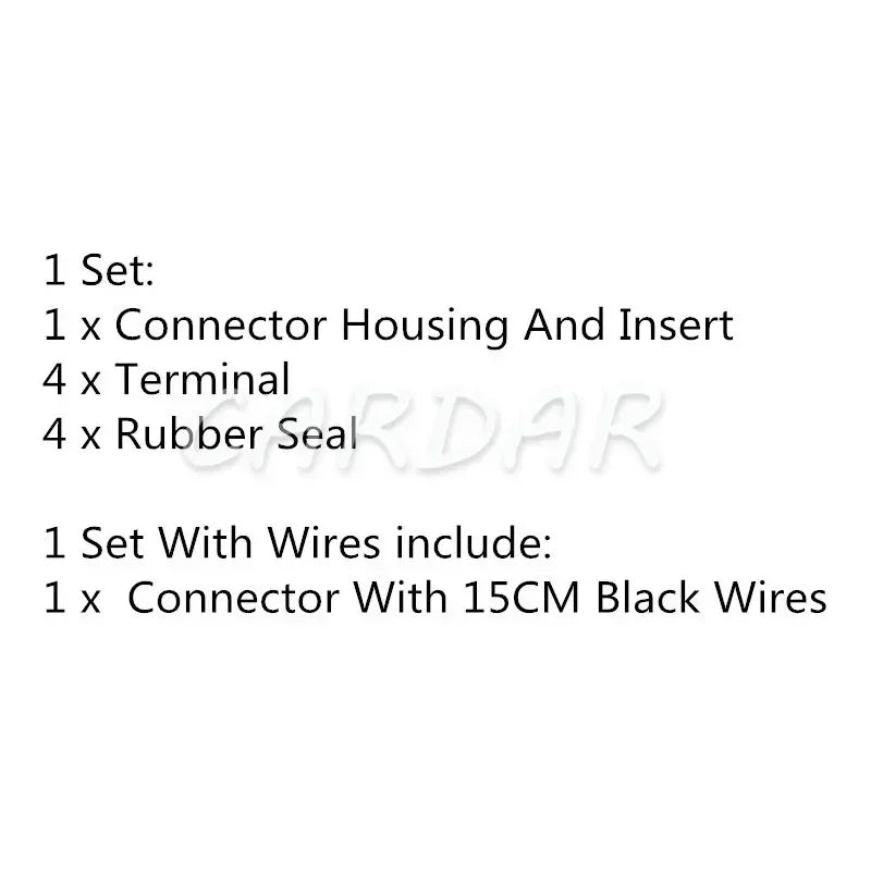 4 Pin 6189-0647 Waterproof Automobile Electrial Wire Socket Air Pressure Switch Plug Harness T-PRS-Switch For Toyota