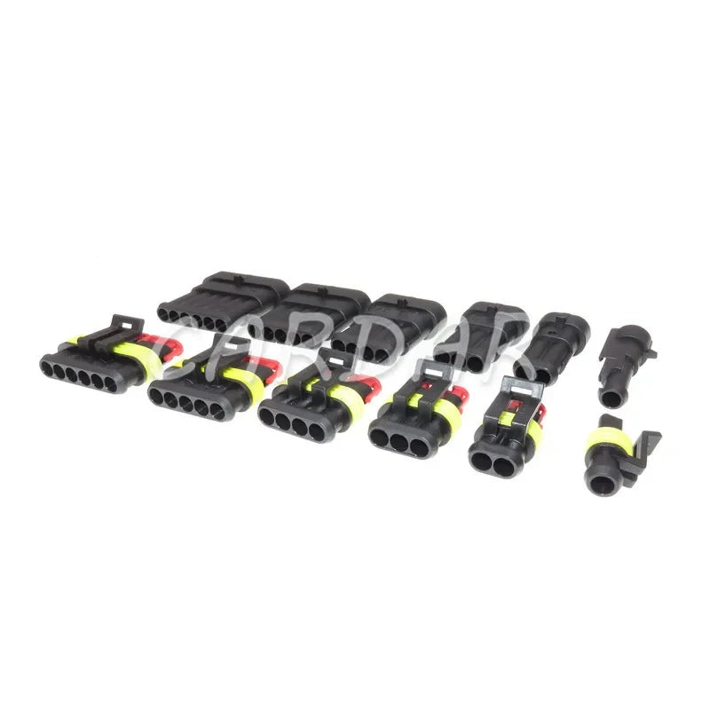 High Quality Superseal AMP/Tyco Waterproof Electrical Connector 1/2/3/4/5/6 Way Pin Sealed Plug Cable Sockets For Car Truck