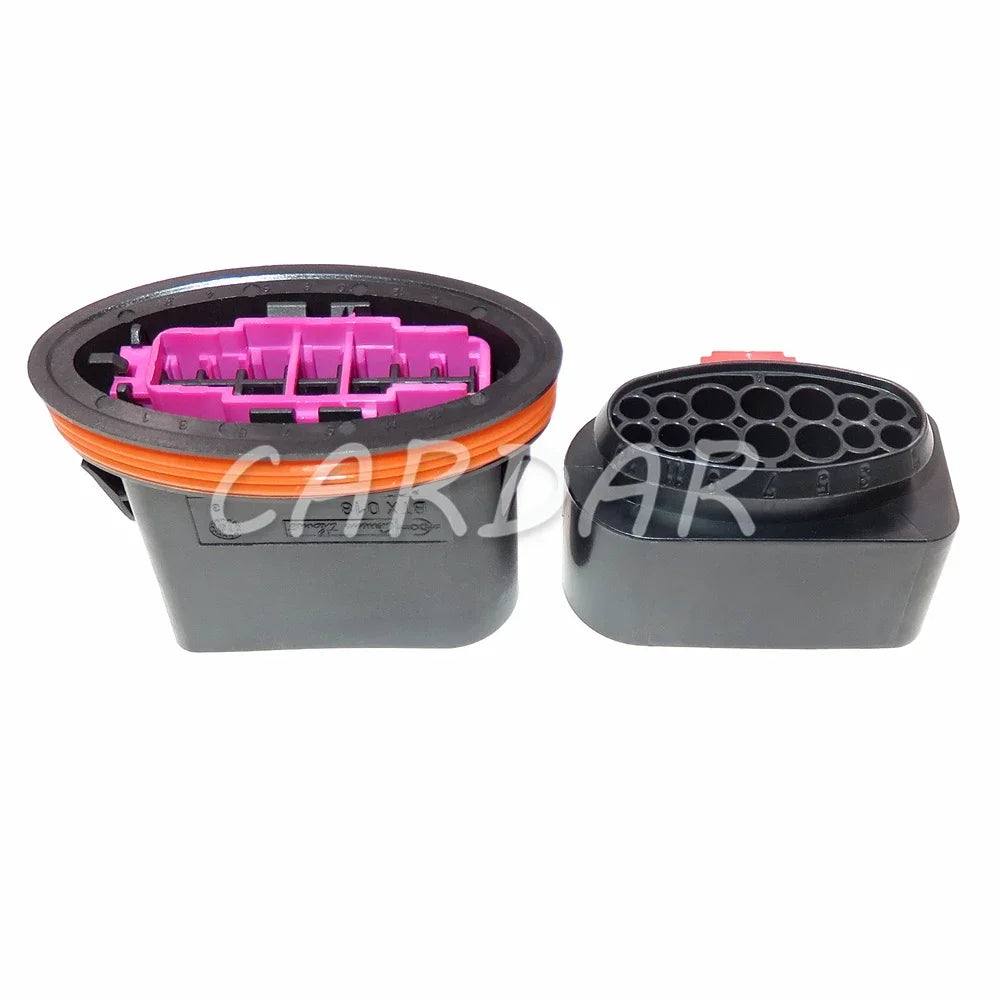 14 Pin Automotive Wiring Terminal Composite Connector 1304487040 8W0973737 Waterproof Electrical Socket Car Unsealed Plug