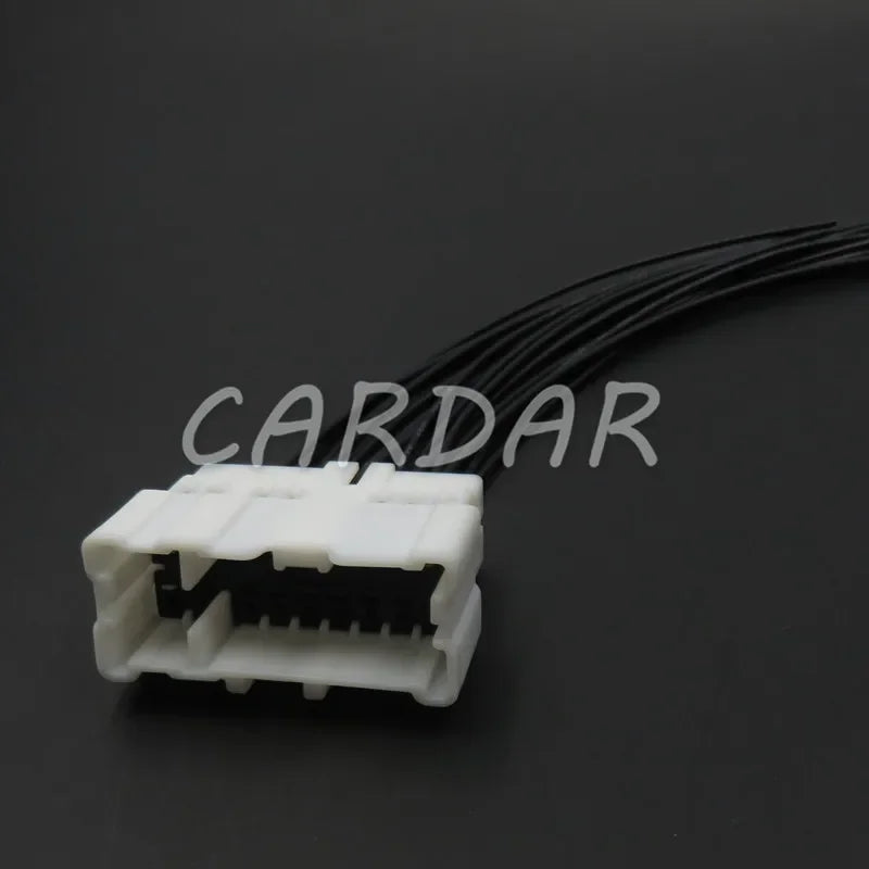 16 Pin 1674009-1 Car Wndow Lifter Wire Cable Socket Connector For Nissan