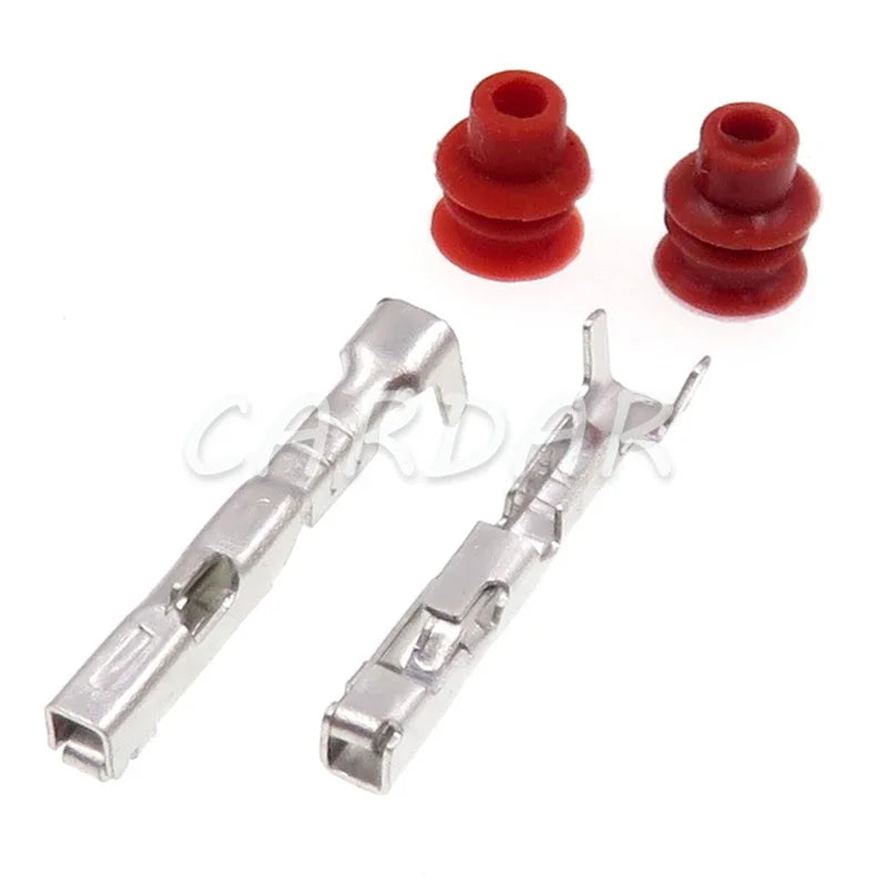 2 Pin 1.5 Series Car Waterproof Female Connector Wire Harness Plug Wiring Socket with Terminal Rubber Seals